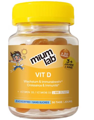 miumLAB Kids Gummies Vitamin D (30 Stk)
