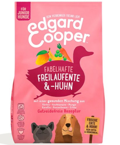 Edgard & Cooper, Edgard & Cooper Trockenfutter für Hunde, Junior, frische Freilaufente & Huhn 7 kg