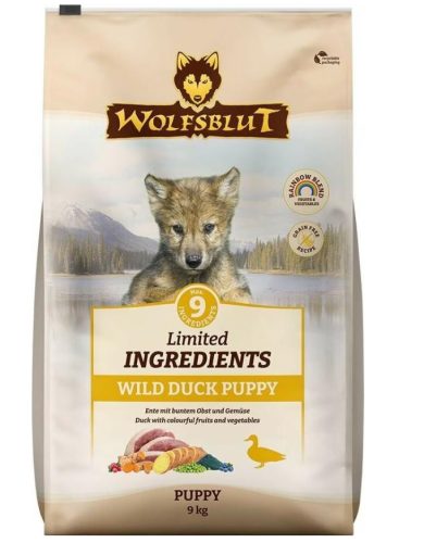 Wolfsblut, WOLFSBLUT Limited Ingredients Trockenfutter Hund, Puppy, Wild Duck 9 kg