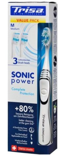 Trisa - Schallzahnbürste Sonicpower Promo Complete Protection Medium, Zufallsauswahl, 1 Stück