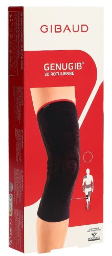 GIBAUD Kniebandage Genugib 3D Patella, Knieumfang 38-43cm, blau (1 Stk)