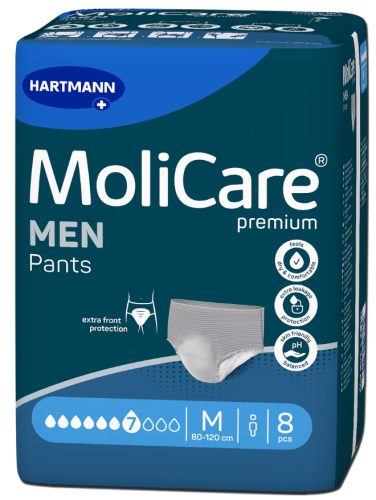 MoliCare Premium Men Inkontinenz-Pants, Taille 80-120cm, Stärke 7 (8 Stk)