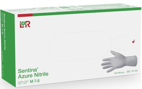 Sentina Untersuchungshandschuhe Nitril, ungepudert, Grösse M, Handumfang 19-22cm (100 Stk)