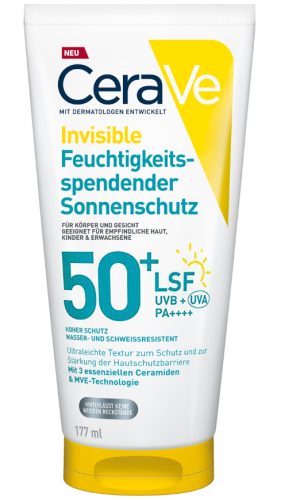 CeraVe - Invisible Hydrating Sonnencreme SPF50+, 177 ml