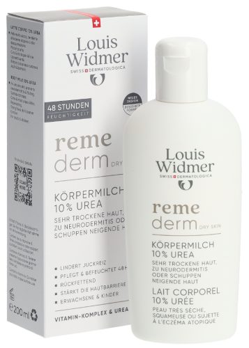 Louis Widmer - remederm Körpermilch 10 % Urea, 200 ml