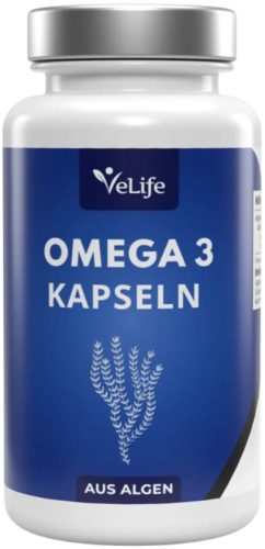 VeLife Omega 3 Algenöl Kapseln (60 Stk)