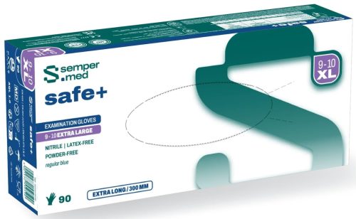 sempermed safe+ Nitril-Untersuchungshandschuh, Grösse XL, steril, Handumfang 23-25cm (100 Stk)