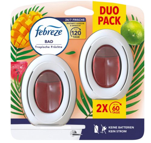 Febreze, FEBREZE Bad Lufterfrischer 972115 Tropische Fr&uuml;chte 2x8ml