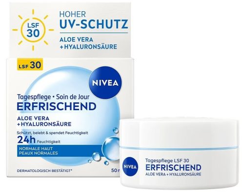 NIVEA SUN, NIVEA SUN - Erfrischende Tagespflege LSF30, 50 ml