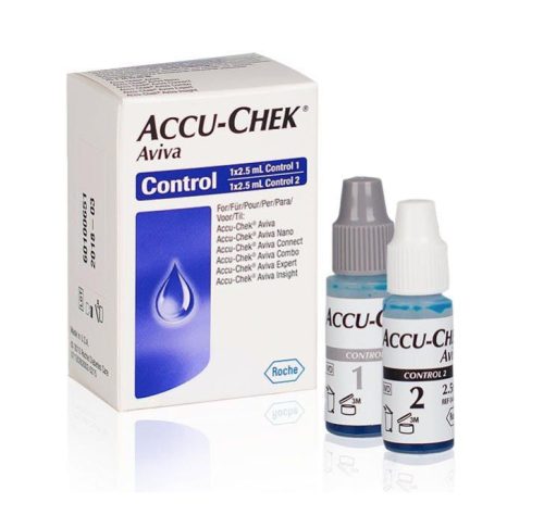 Roche, ACCU-CHEK AVIVA Kontroll-L&ouml;sung 2 x 2.5 ml