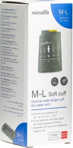 Microlife Manschette Oberarm M-L 22-42cm anthrazit (1 Stück)