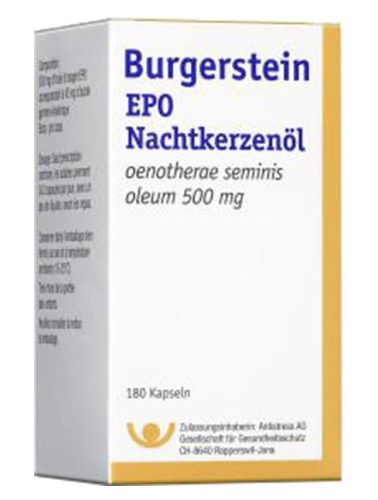 Burgerstein EPO Nachtkerzenöl Kapseln (180 Stk)
