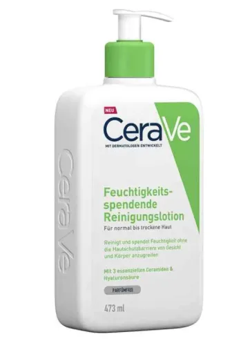 CeraVe, CeraVe - Feuchtigkeitsspendende Reinigungslotion, 473 ml