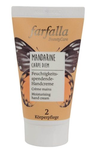 farfalla, farfalla - MandarineCarpeDiem,FeuchtigkeitsspendendeHandcreme, 50 ml
