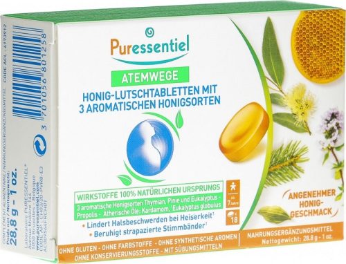Puressentiel, PURESSENTIEL Lutschtabletten 3 Honigsorten 18 Stk