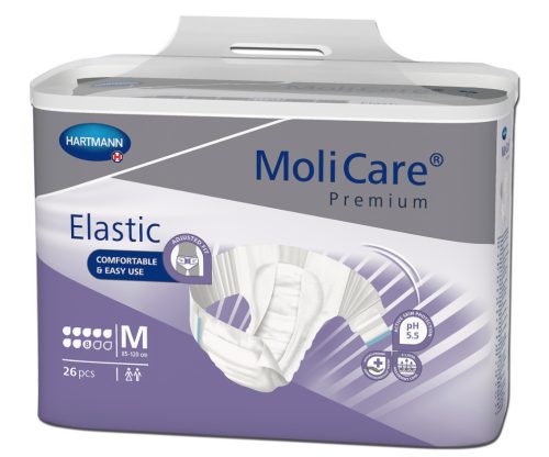 MoliCare Premium Elastic, 8 Tropfen, Grösse M (26 Stk)