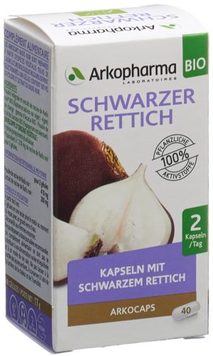 ARKOCAPS Schwarzer Rettich Bio Kapseln (40 Stk)