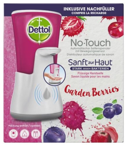 Dettol No-Touch Seifenspender inkl. Refill Gardenberries (250ml)