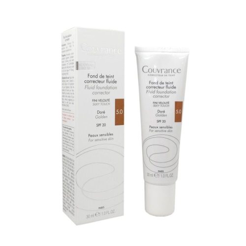 undefined, Avène Couvrance Fluid Foundation SPF20 5.0 Golden 30 ml