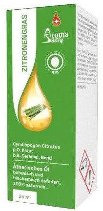 AromaSan Zitronengras Bio Ätherisches Öl (15ml)
