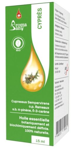 AromaSan Zypresse Bio Ätherisches Öl (15ml)