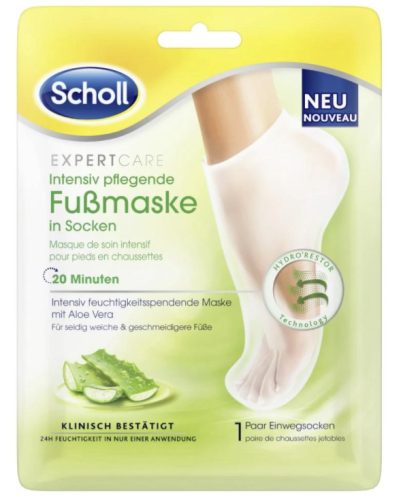 Scholl, Scholl - Intensiv Pflegende Aloe Vera Fussmaske In Socken, 2X1STK
