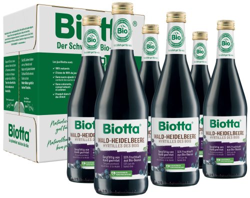 Biotta Bio Waldheidelbeere (6x5dl)