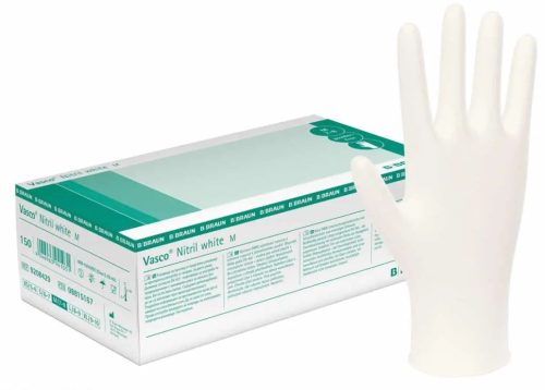 Vasco Nitril Handschuhe Weiß M (150 Stk)