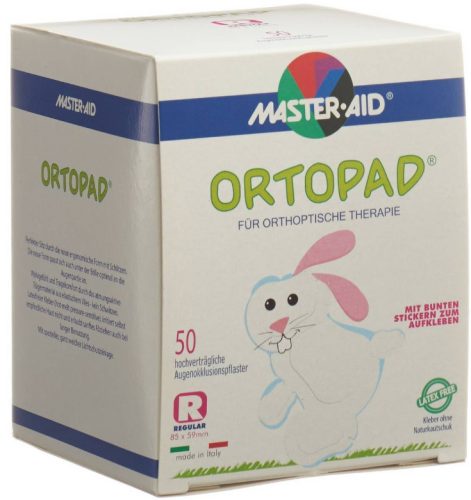 ORTOPAD Occlusionspflaster Regular Weiss ab 4J. 85x59mm (50 Stk)