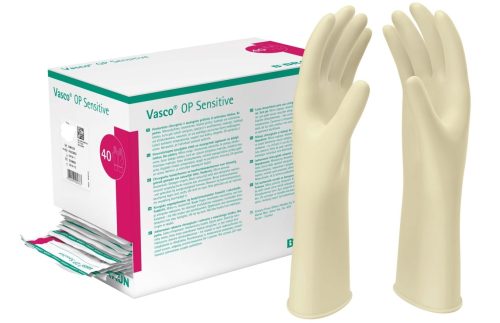 Vasco OP Sensitive Handschuh Latex Größe 7 (40 Paar)