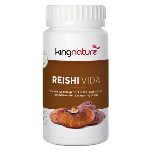 kingnature REISHI VIDA Kapseln, 300mg, Bio Sporen (120 Stk)