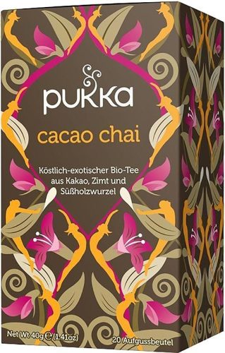 Pukka Cacao Chai Tee Bio (20 Beutel)