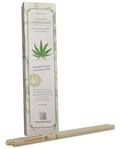 BIOSUN Hannahannah Ohrkerzen Cannabis (5 Paar)