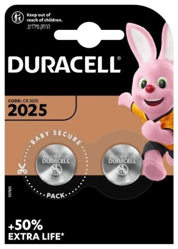 DURACELL, DURACELL Knopfbatterie Specialty DL2025 B2 CR2025, 3V 2 St&uuml;ck