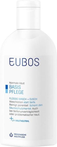 EUBOS Seife liquide unparfümiert blau (200ml)