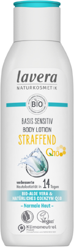 Lavera Basis Sensitive Bodylotion straffend Q10 Aloe (250ml)