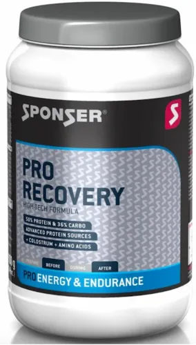 SPONSER, SPONSER Pro Recovery 50% Protein / 36% Carbo Vanille, 900 g Dose bunt