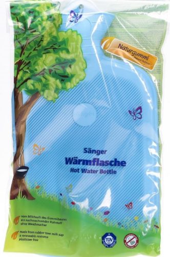 Sänger Gummi-Wärmeflasche 2 Liter Halblamelle blau (1 Stk)