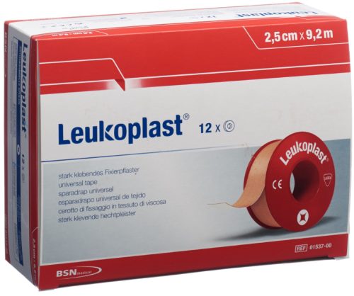 Leukoplast Heftpflaster 9.2mx2.5cm hf (12 Stück)