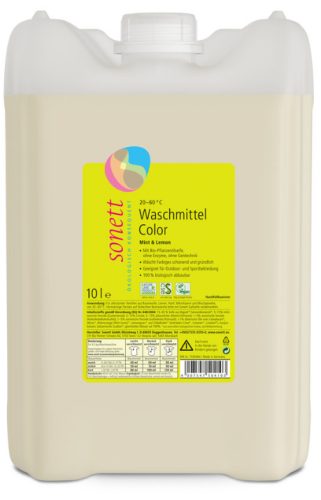 Sonett Waschmittel Color 20°-60°C Mint&Lemon (10L)