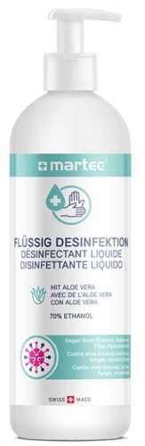 martec, MARTEC Desinfektionsmittel 500ml 33086 Fl&uuml;ssig, mit Aloe-Vera