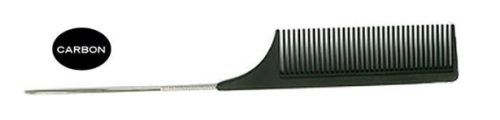 HERBA, Herba.Carbon Nadeltoupierkamm, schwarz, 21 cm