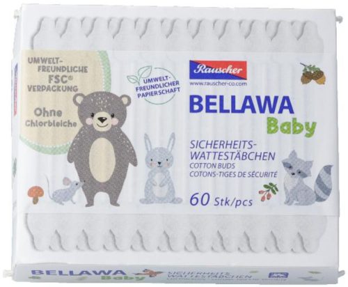 BELLAWA Baby Sicherheitswattestäbchen (60 Stk)