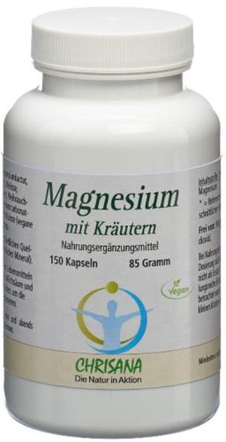 CHRISANA Magnesium mit Kräutern Kapseln (150 Stk)