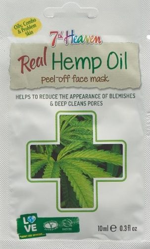 7th Heaven Real Hemp Oil Peel-off Face Mask (1 Stk)