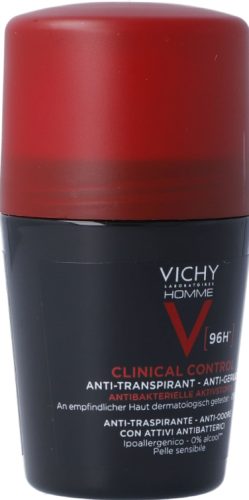 VICHY - Homme Clinical Control 96h Antitranspirant Roll On, 50 ml