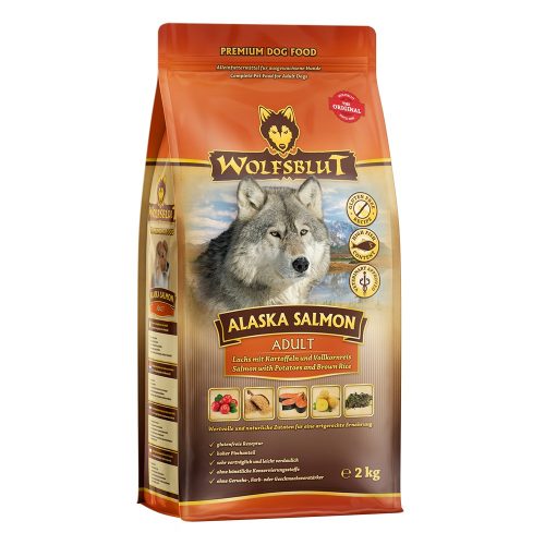 Wolfsblut, WOLFSBLUT Adult Alaska, mit Lachs und Kartoffel 2 kg