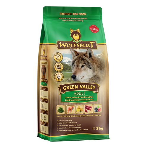 Wolfsblut, WOLFSBLUT Green Valley Lamm und Lachs mit Kartoffel 2 kg
