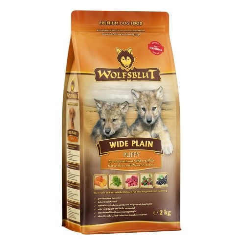 Wolfsblut, WOLFSBLUT Puppy Wide Plain Pferdefleisch mit Süßkartoffel 2 kg