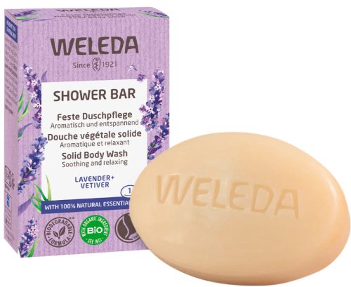 Weleda, Weleda Shower Bar Feste Duschpflege Lavender + Vetiver Seife 75 g
